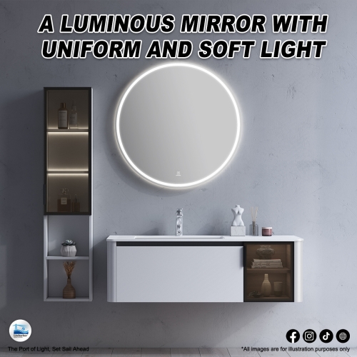 %title插图%num A Luminous Mirror With Uniform And Soft Light