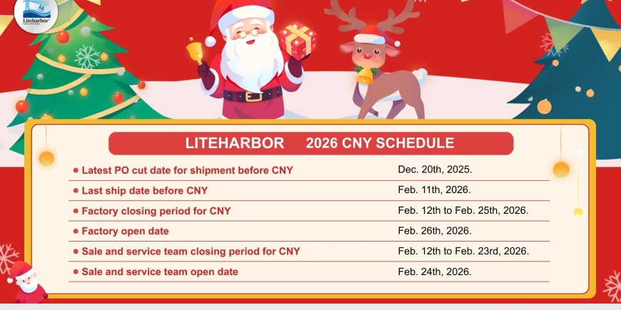 Liteharbor 2026 CNY Schedule